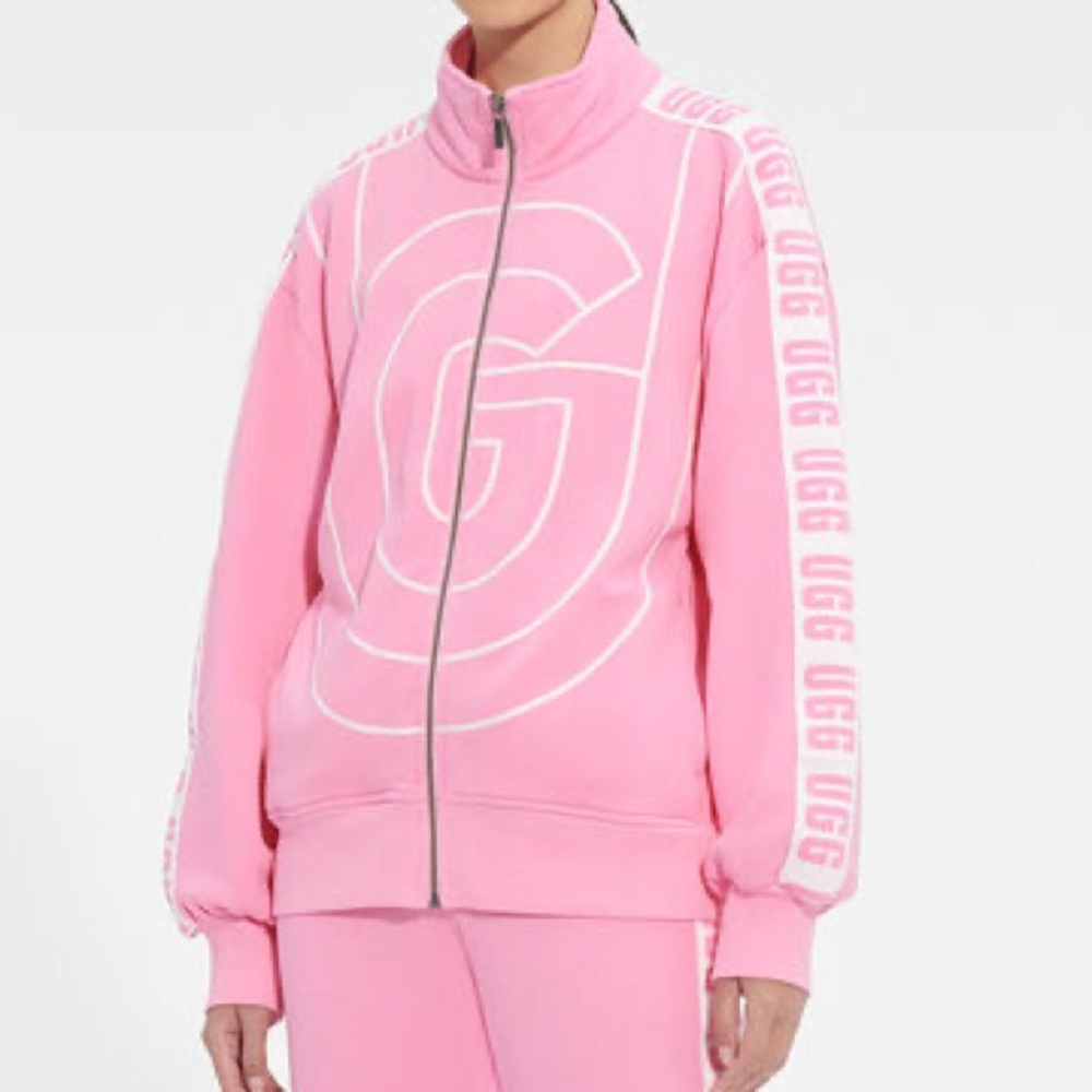 NWT Women's UGG Reverie Track Pink Jacket